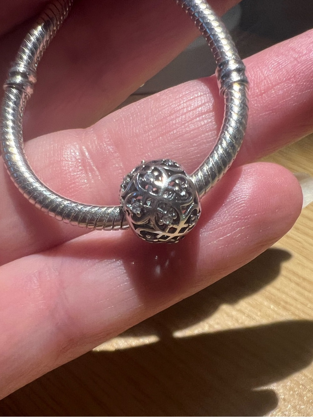 Openwork Filigree Charm - Picture 7 of 10